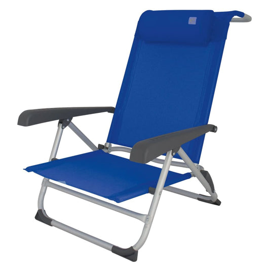 Eurotrail 2-in-1 Beach Chair Acapulco Royal Blue