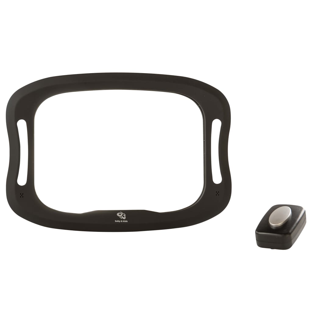 A3 Baby & Kids Baby Car Mirror with LED 28.5x21.4x8cm Black