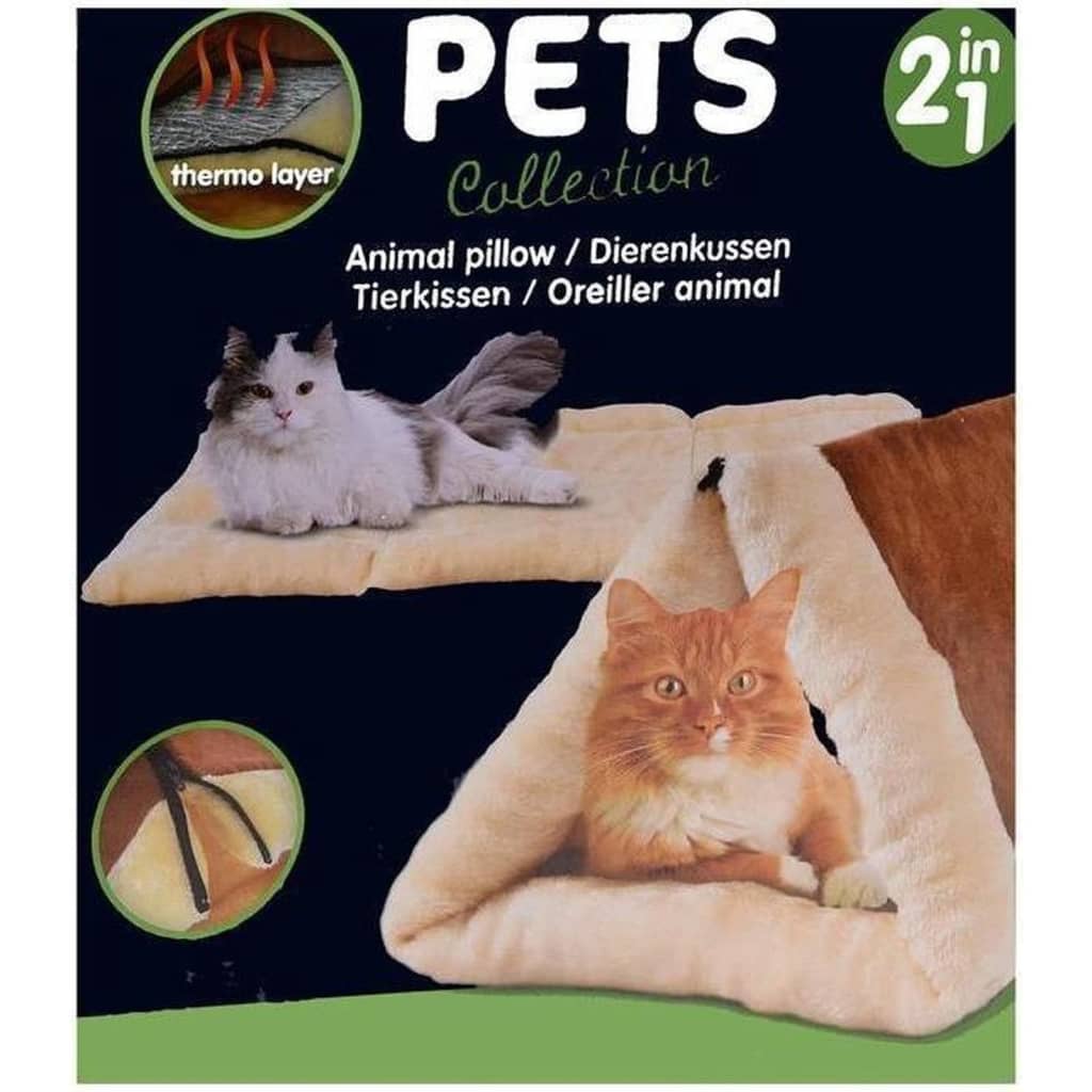 Pets Collection 2-in-1 Cat Cushion and Tunnel 90x60 cm