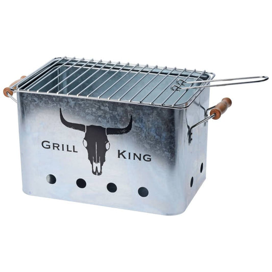 ProGarden BBQ with Wooden Grips Zinc