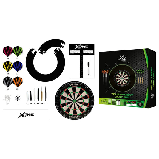 XQmax Darts 90 Piece Tournament Dart Set 23 g Black