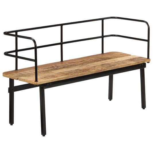 Berkfield Bench 120x40x70 cm Solid Mango Wood