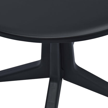 Berkfield Garden Table Anthracite 70 cm Plastic