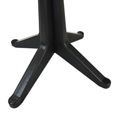 Berkfield Garden Table Anthracite 70 cm Plastic