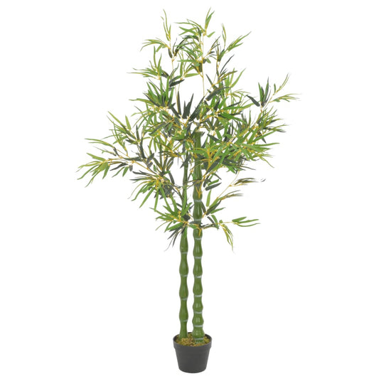 Berkfield Artificial Plant Bamboo with Pot Green 160 cm