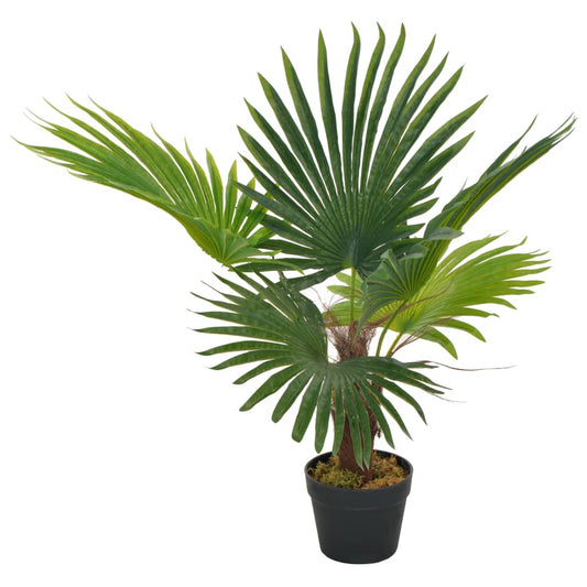 Berkfield Artificial Plant Palm with Pot Green 70 cm