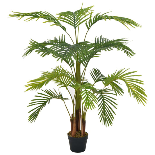 Berkfield Artificial Plant Palm with Pot Green 120 cm