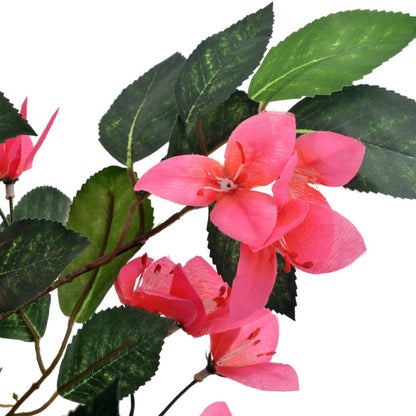 Berkfield Artificial Plant Rhodondendron with Pot Pink 165 cm