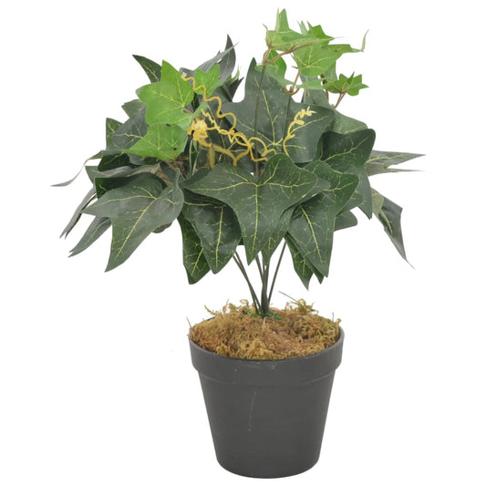 Berkfield Artificial Plant Ivy Leaves with Pot Green 45 cm