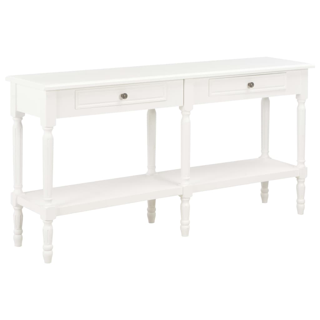 Berkfield Sideboard White 150x35x77 cm Solid Wood