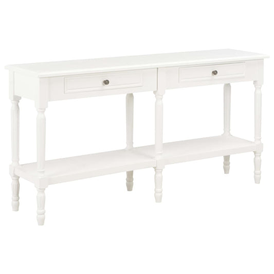 Berkfield Sideboard White 150x35x77 cm Solid Wood
