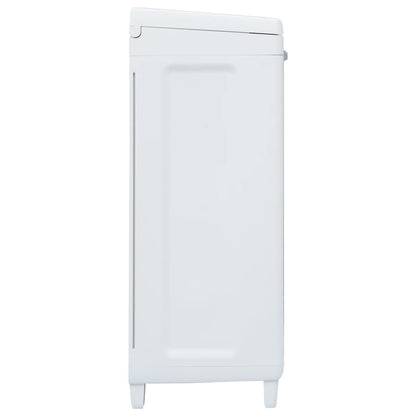 Berkfield Garden Dustbin with 3 Bags Light Grey 65x38x102 cm