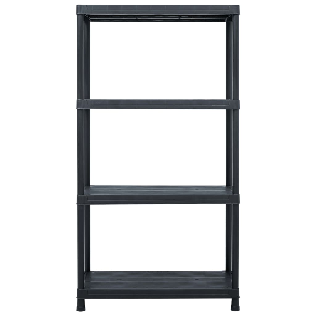 Berkfield Storage Shelf Rack Black 100 kg 60x30x138 cm Plastic