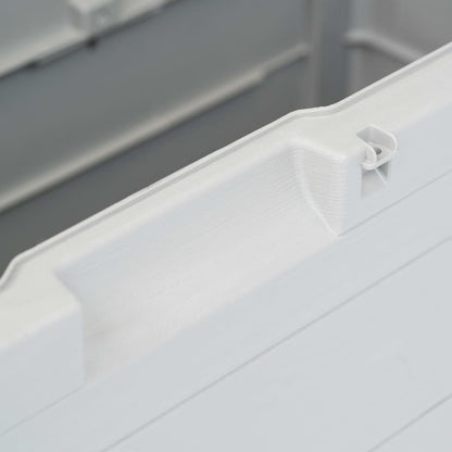 Berkfield Garden Storage Box 280 L Light Grey