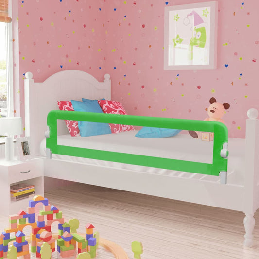 Berkfield Toddler Safety Bed Rail 2 pcs Green 150x42 cm
