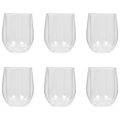 Berkfield Double Wall Tea Glasses 6 pcs 320 ml