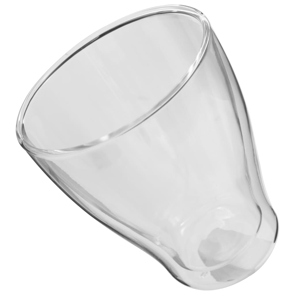 Berkfield Double Wall Latte Macchiato Glasses 12 pcs 370 ml