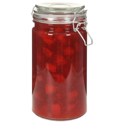 Berkfield Storage Jars with Clip Closure 6 pcs 1000 ml