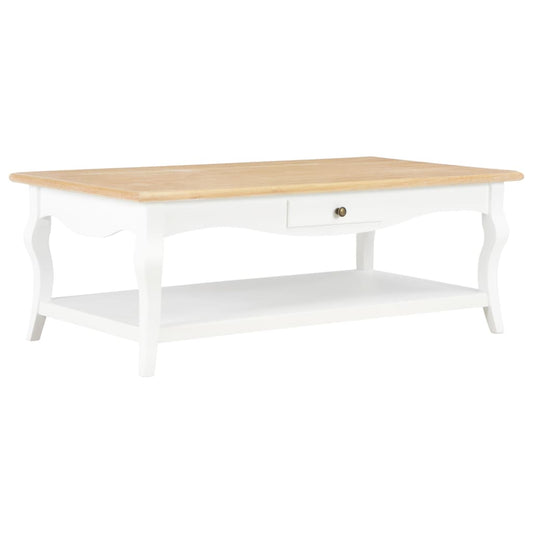 Berkfield Coffee Table White 110x60x40 cm MDF