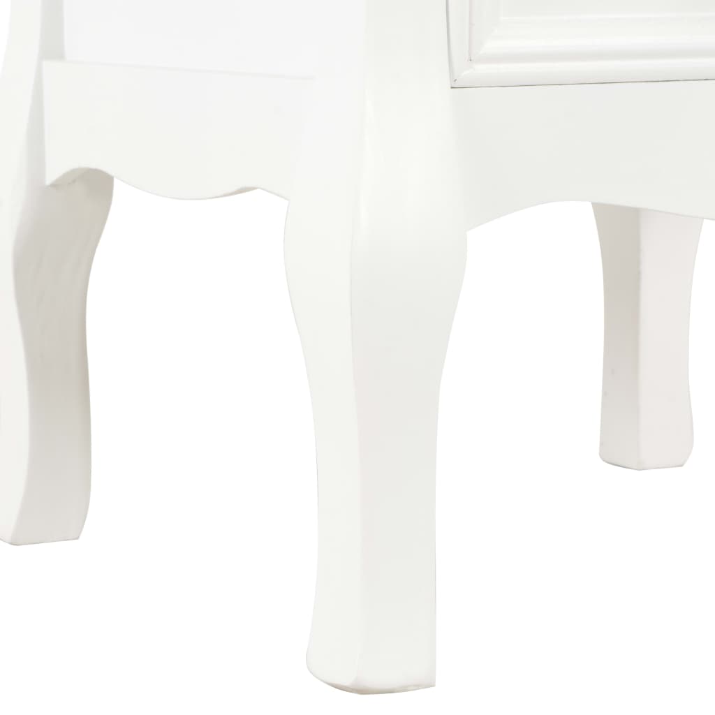 Berkfield Bedside Cabinet 2 pcs White 35x30x49 cm MDF