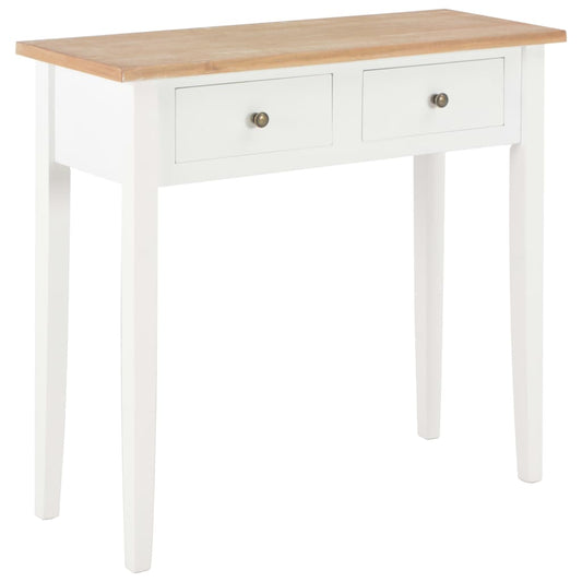 Berkfield Dressing Console Table White 79x30x74 cm Wood