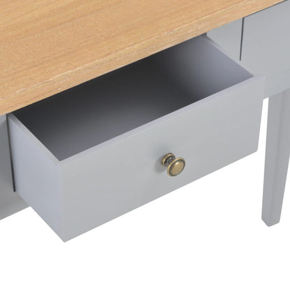 Berkfield Dressing Console Table Grey 79x30x74 cm Wood