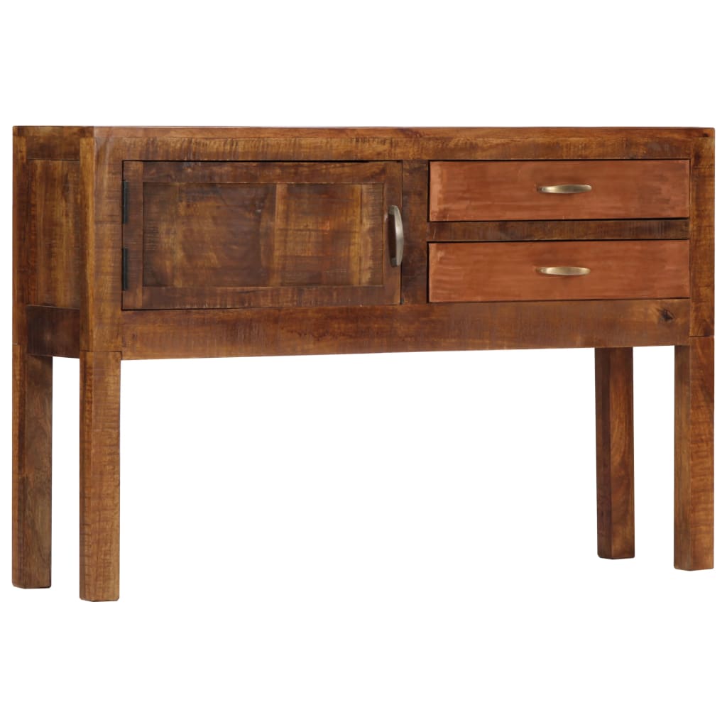 Berkfield Sideboard 118x30x75 cm Solid Mango Wood