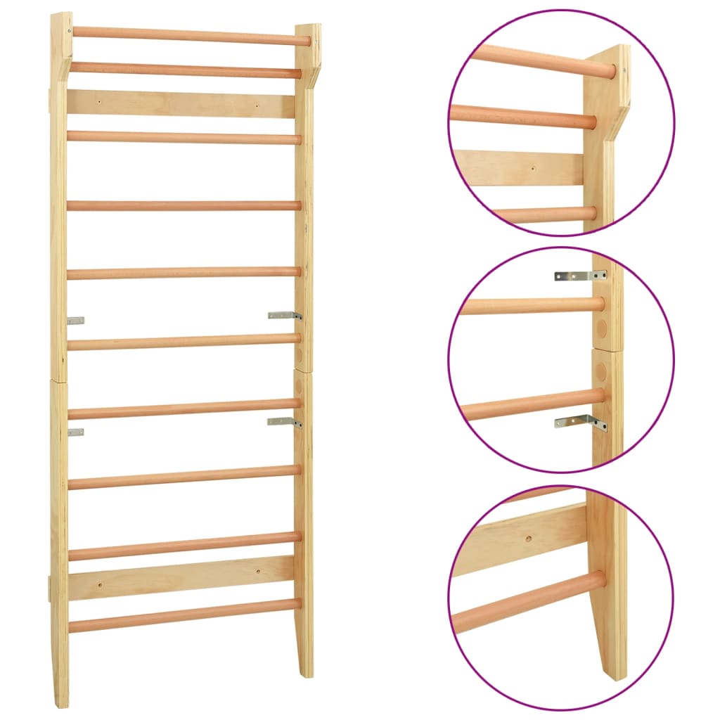 Berkfield Wall Bar 80x15.8x195 cm Wood