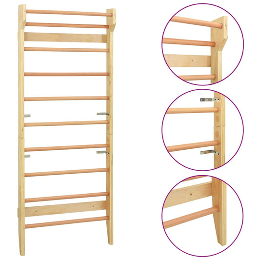 Berkfield Wall Bar 80x15.8x195 cm Wood