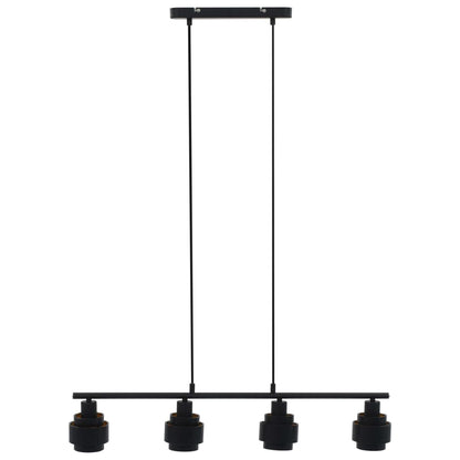 Berkfield Ceiling Lamp Black 82 cm E14