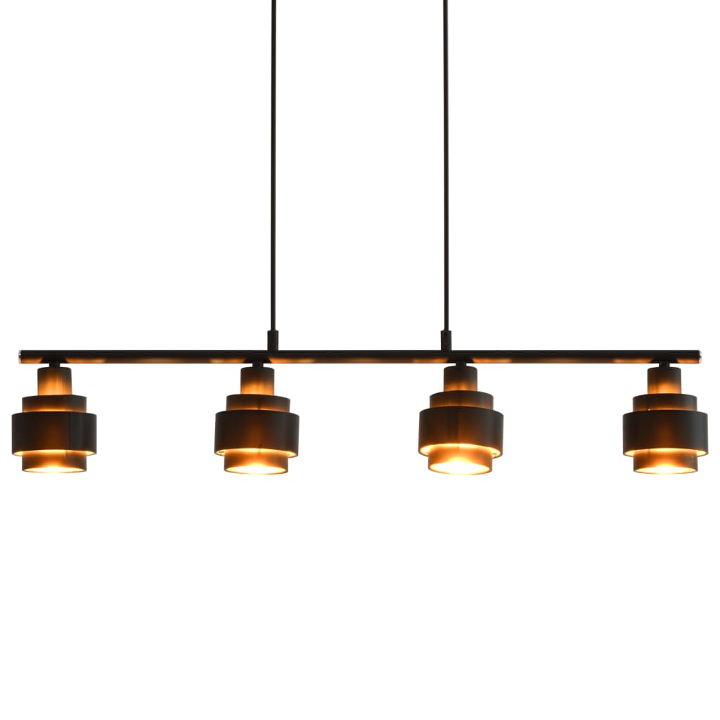 Berkfield Ceiling Lamp Black 82 cm E14