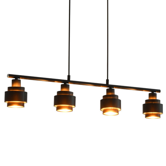 Berkfield Ceiling Lamp Black 82 cm E14