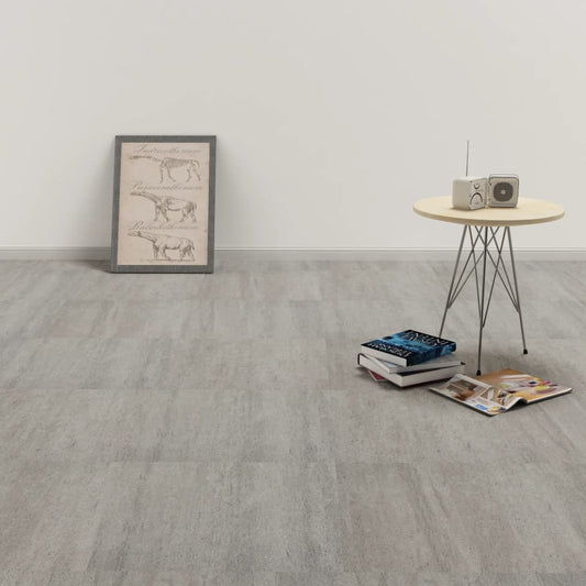 Berkfield Self-adhesive PVC Flooring Planks 5.11 m�__ Grey Stippled