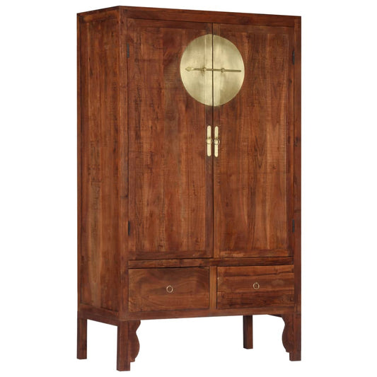 Berkfield Wardrobe 100x50x175 cm Solid Acacia Wood