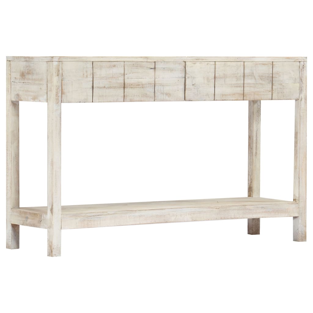 Berkfield Console Table 120x35x75 cm Solid Mango Wood