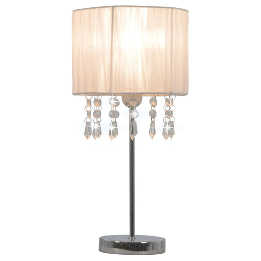 Berkfield Desk Lamp White Round E27