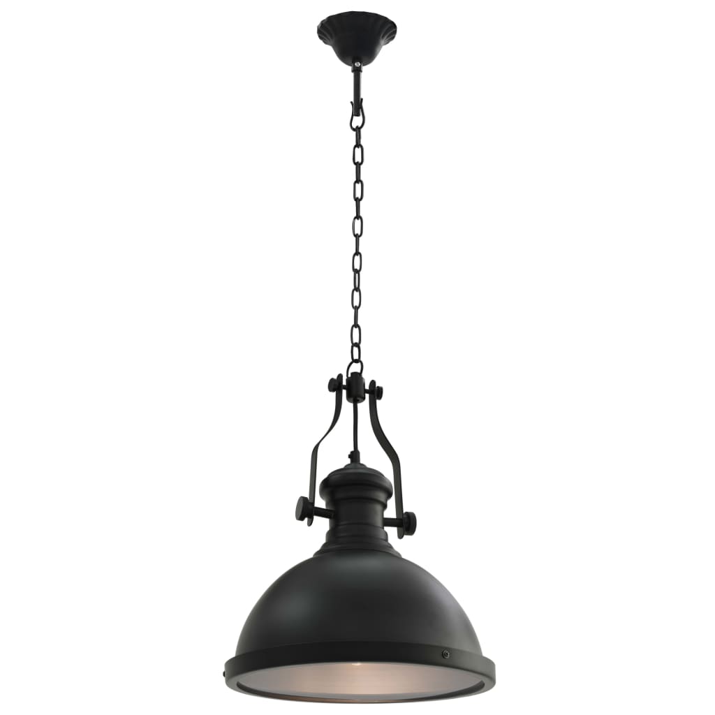 Berkfield Ceiling Lamp Black Round E27