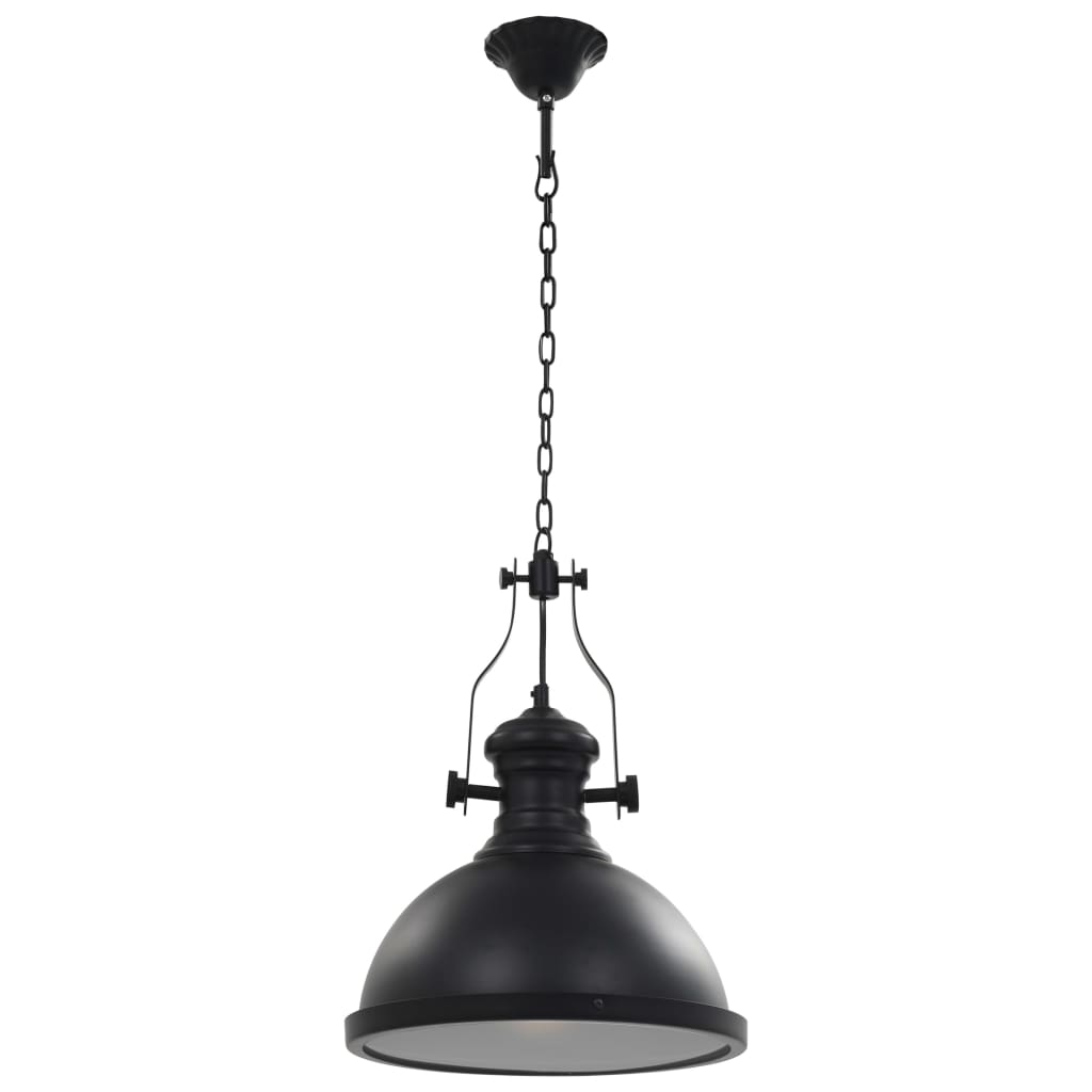 Berkfield Ceiling Lamp Black Round E27
