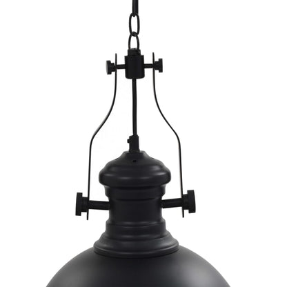 Berkfield Ceiling Lamp Black Round E27