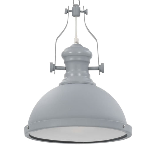 Berkfield Ceiling Lamp Grey Round E27