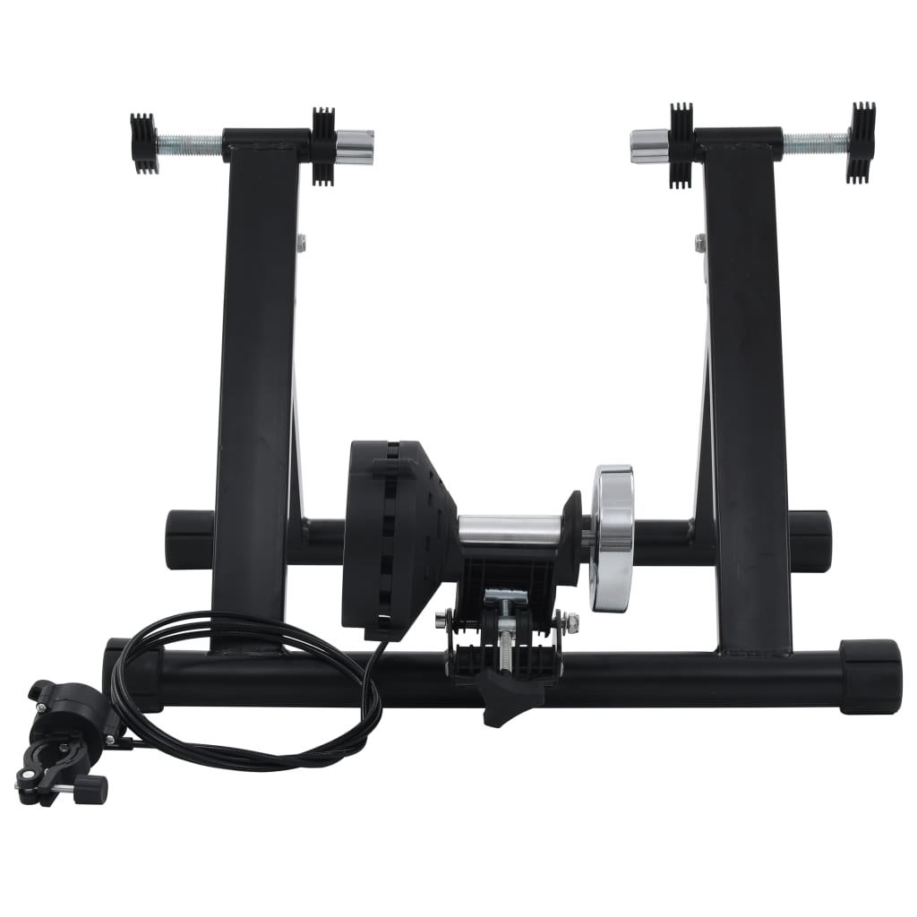Berkfield Roller Trainer Black 26"-28" Steel Black