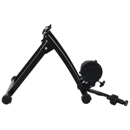 Berkfield Roller Trainer Black 26"-28" Steel Black