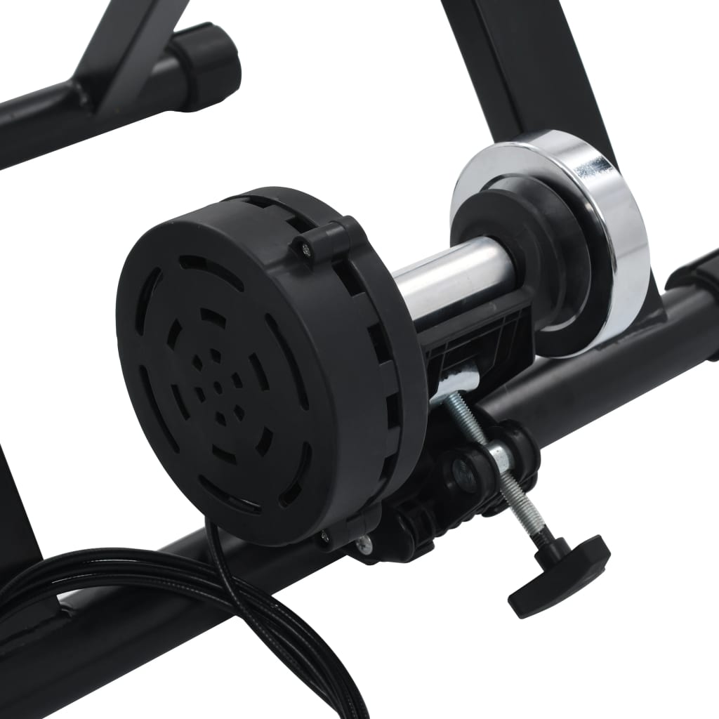 Berkfield Roller Trainer Black 26"-28" Steel Black