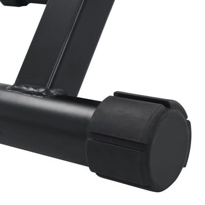 Berkfield Roller Trainer Black 26"-28" Steel Black