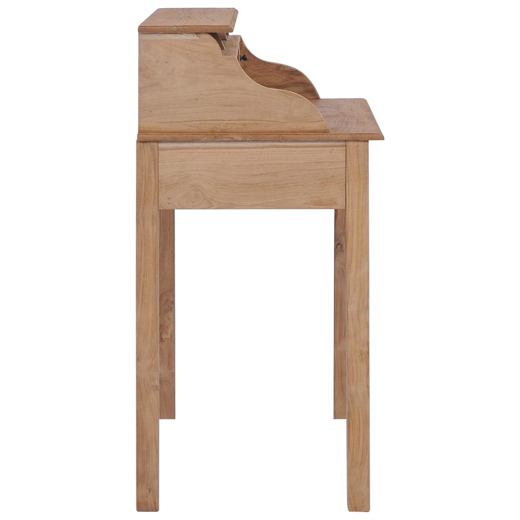 Berkfield Desk 90x50x100 cm Solid Teak Wood