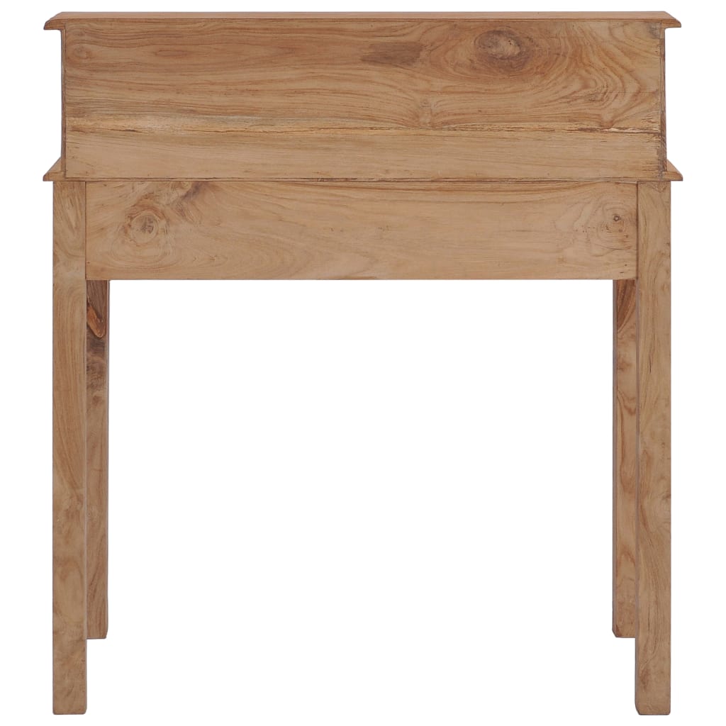 Berkfield Desk 90x50x100 cm Solid Teak Wood