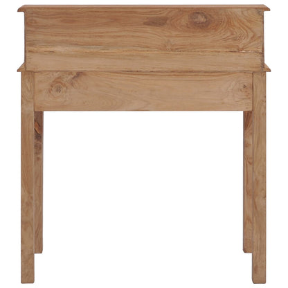 Berkfield Desk 90x50x100 cm Solid Teak Wood
