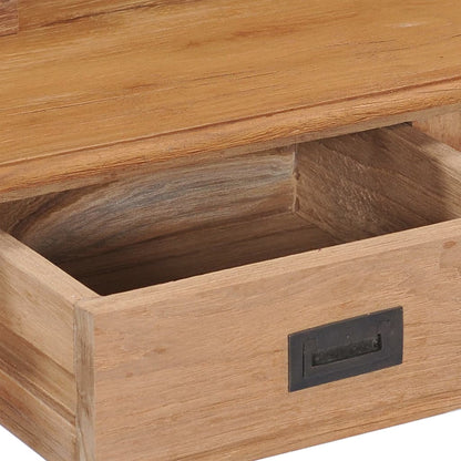 Berkfield Desk 90x50x100 cm Solid Teak Wood