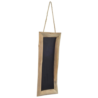 Berkfield Blackboards 3 pcs 30x70 cm Teak Wood