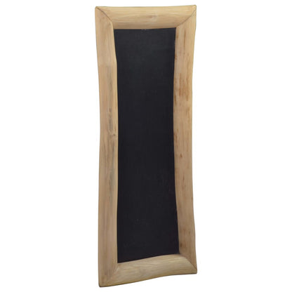 Berkfield Blackboards 3 pcs 30x70 cm Teak Wood